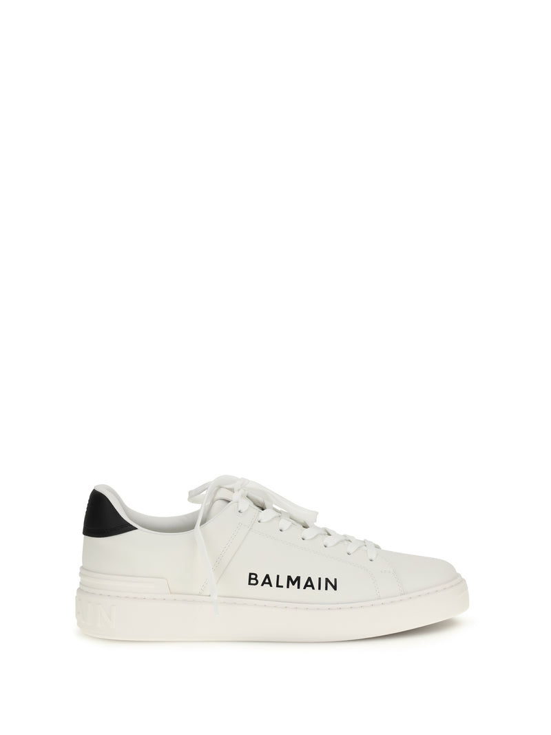 Balmain Balmain B-court Sneakers Noir/Blanc - World Class Fashion