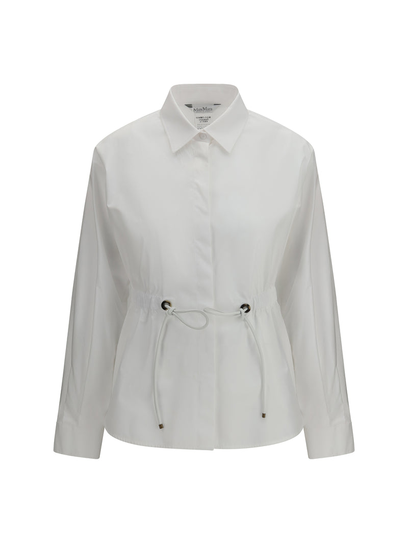 Max Mara Max Mara Tazzina Cotton Shirt White Women - World Class Fashion