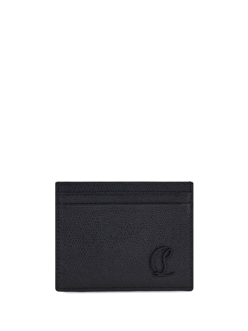 Christian Louboutin Christian Louboutin Logo Card Holder Black - World Class Fashion