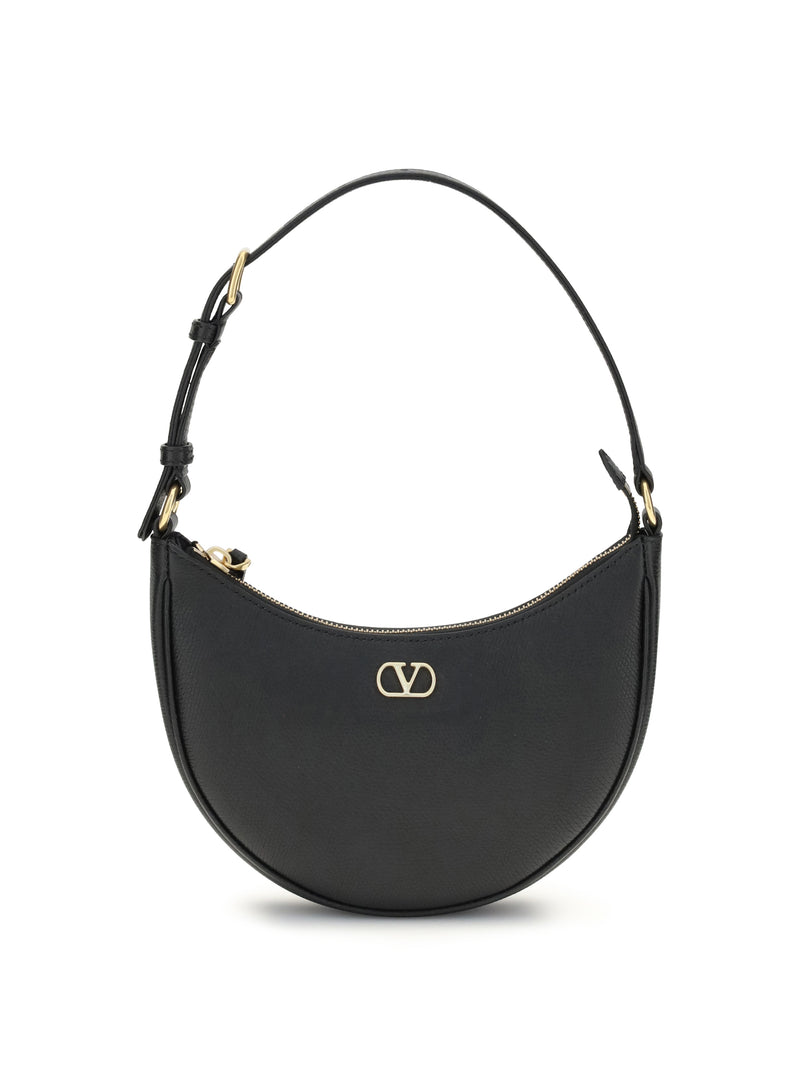 Valentino Garavani Valentino Garavani Mini Hobo Vlogo Signature Nero - World Class Fashion