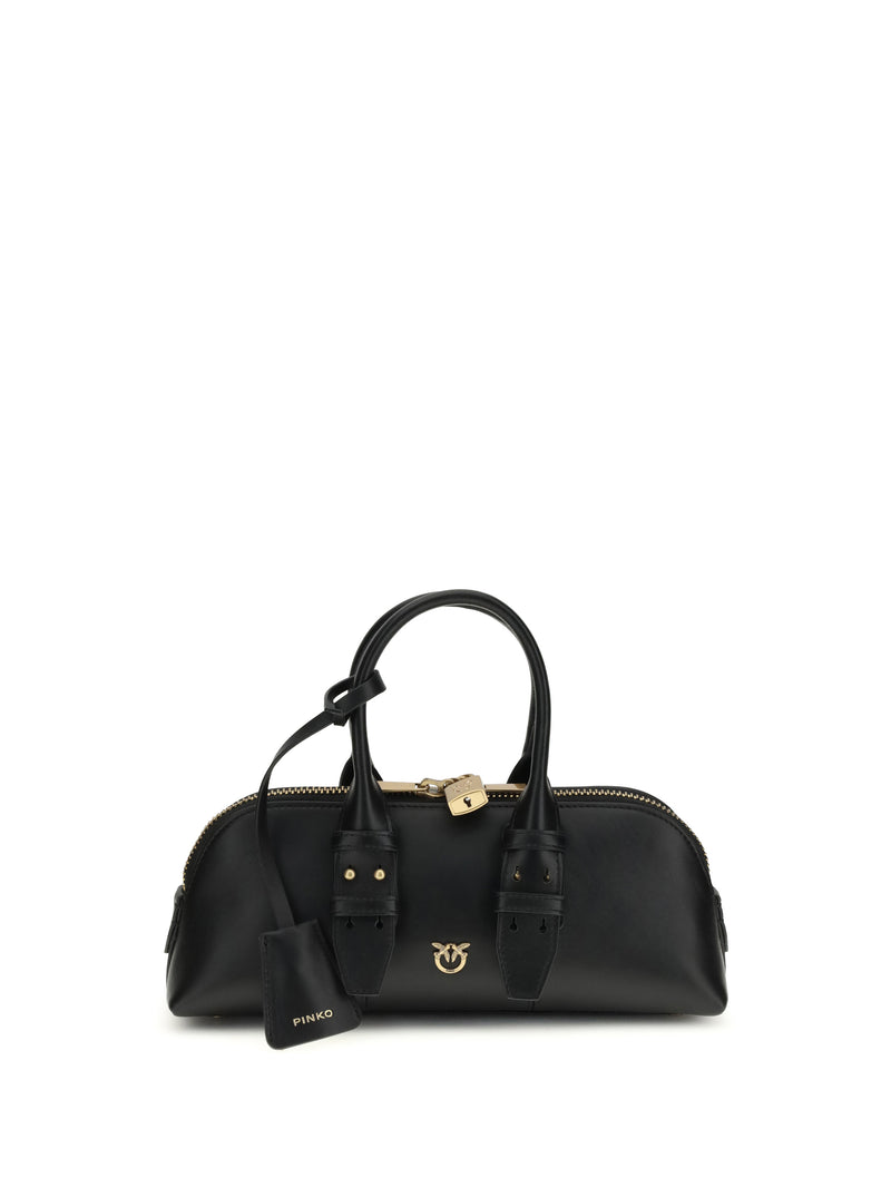 Pinko Pinko Escape Baguette Handbag Nero-Antique Gold - World Class Fashion