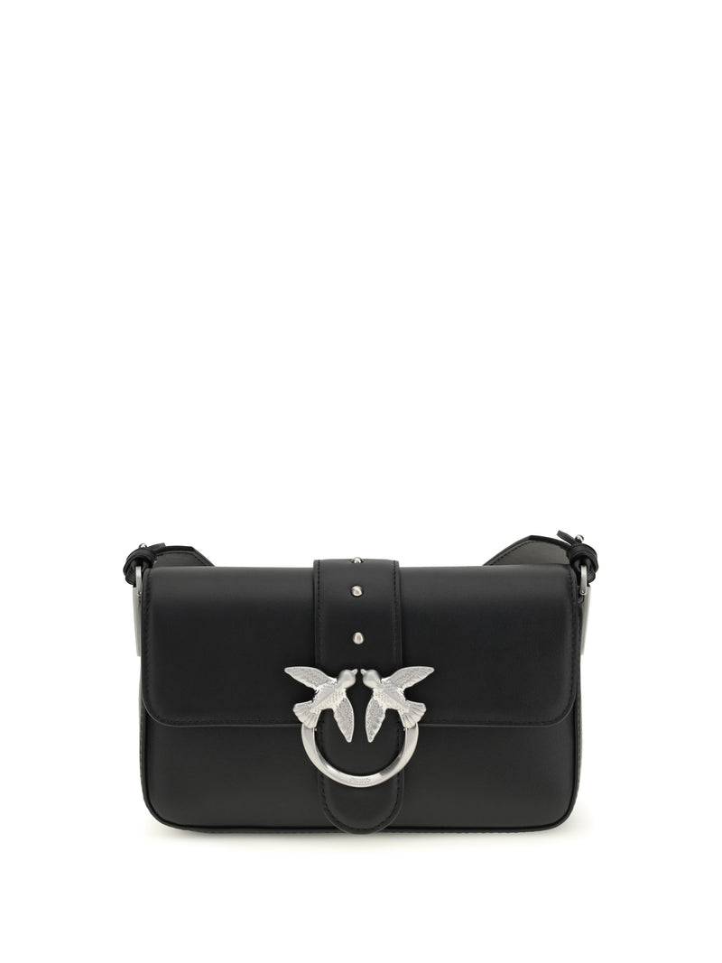 Pinko Pinko Mini Love Shoulder Bag Nero Limousine - World Class Fashion