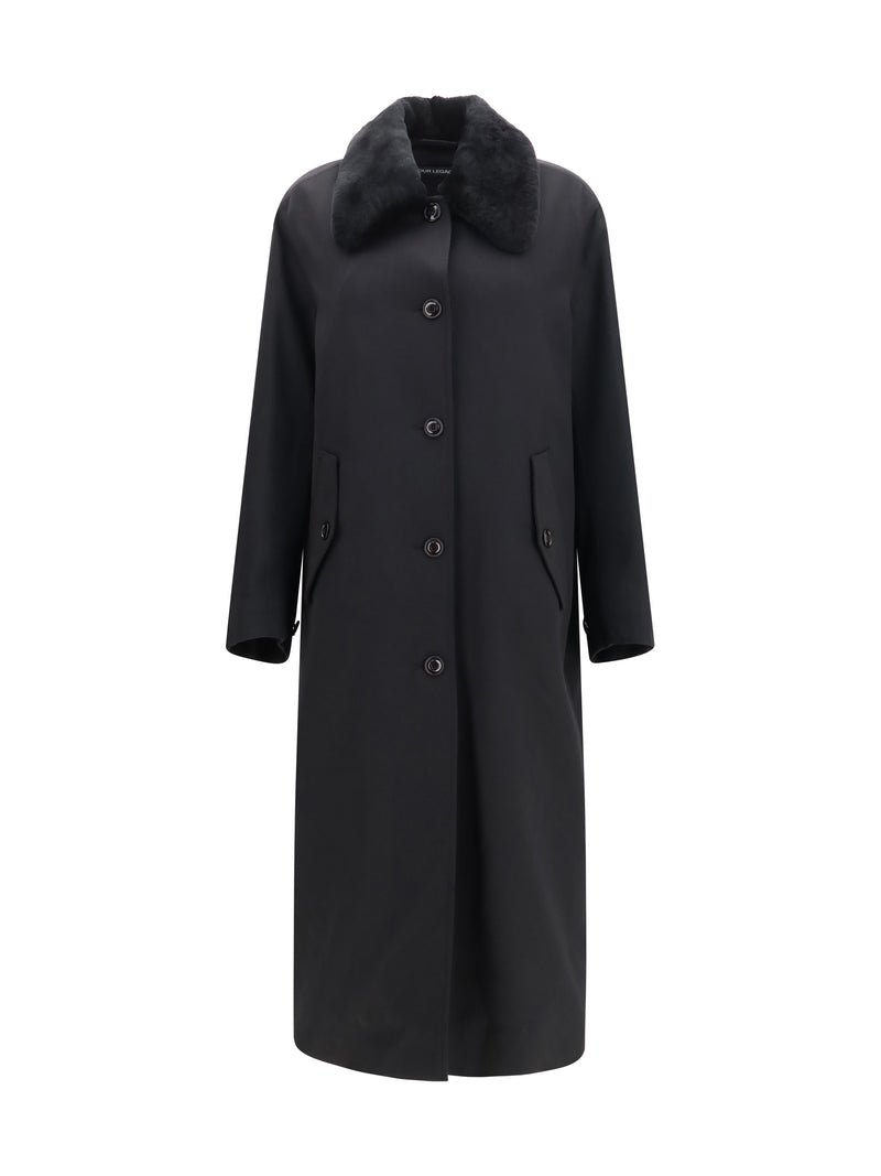 Our Legacy Our Legacy Tundra Coat Virgin Wool Coarse Black - World Class Fashion