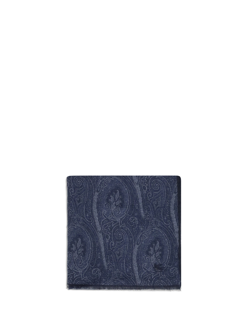 Etro Etro Paisley Scarf Blue Men - World Class Fashion