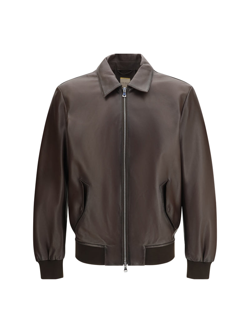 D'amico D'amico Justinmimosa Leather Jacket 497 - World Class Fashion