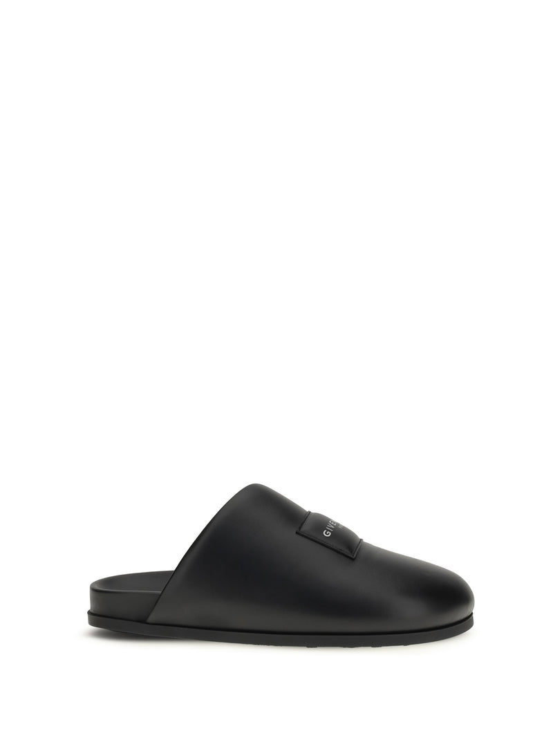 Givenchy Givenchy Leather Mules Black Men - World Class Fashion