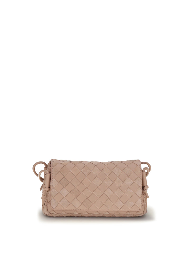 Bottega Veneta Bottega Veneta Intrecciato Nappa Shoulder Bag Terra Pink-Gold - World Class Fashion