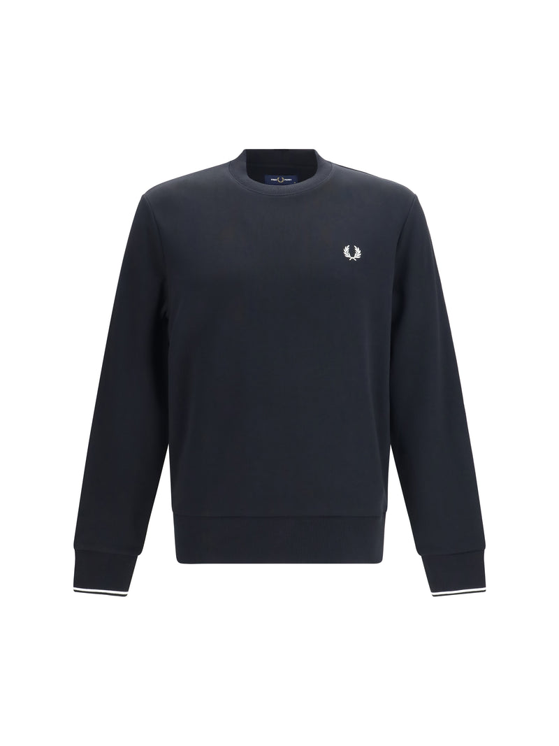 Fred Perry Fred Perry Crewneck Sweatshirt Black Men - World Class Fashion