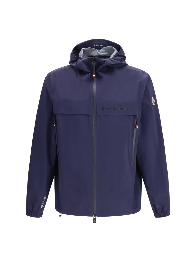 Moncler Grenoble Moncler Grenoble Shipton Hooded Jacket Bright Blue - World Class Fashion