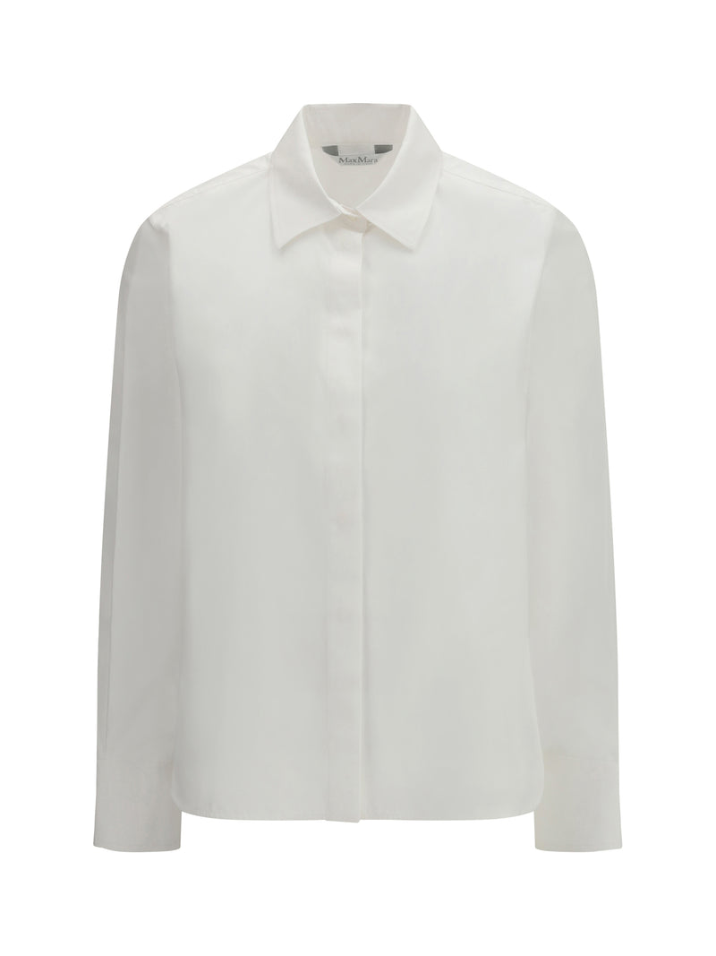 Max Mara Max Mara Maroso Shirt Bianco Ottico - World Class Fashion