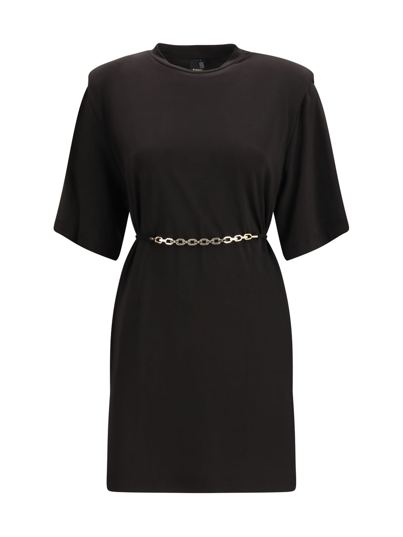 Pinko Pinko Allie Dress Nero Limousine - World Class Fashion