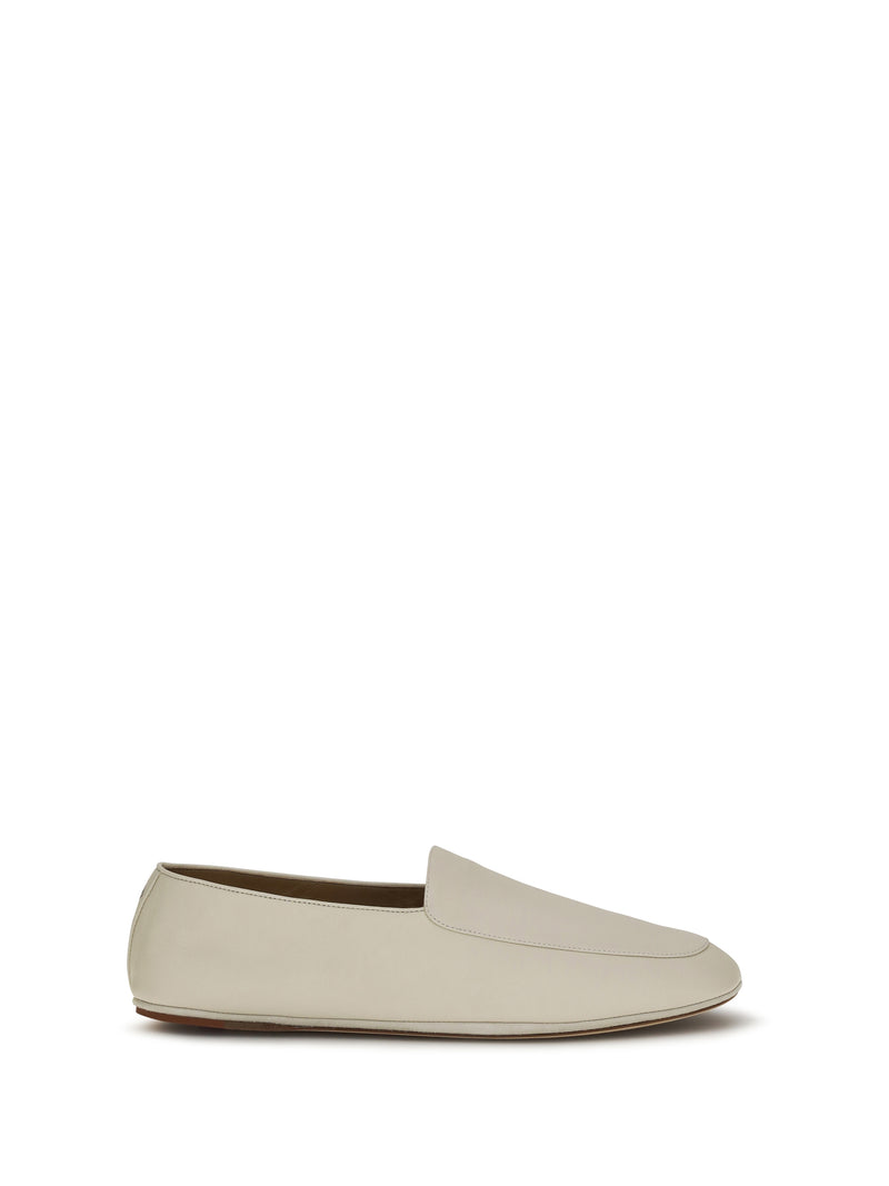 Loro Piana Loro Piana Anton Loafers Light Ivory Men - World Class Fashion