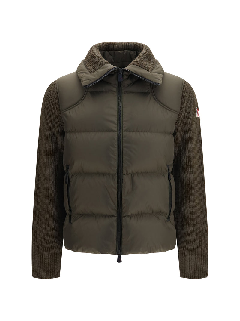Moncler Grenoble Moncler Grenoble Padded Wool Cardigan Brown Men - World Class Fashion