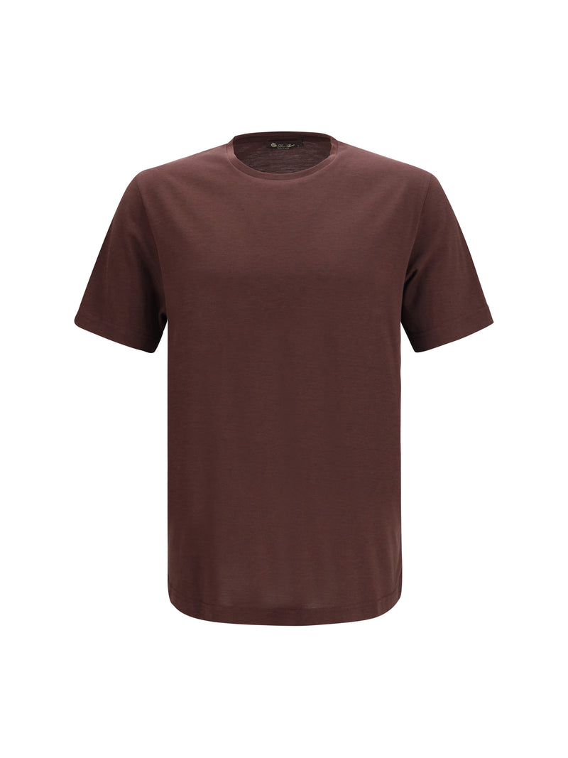 Loro Piana Loro Piana Cotton and Silk T-shirt Venice Bricola - World Class Fashion