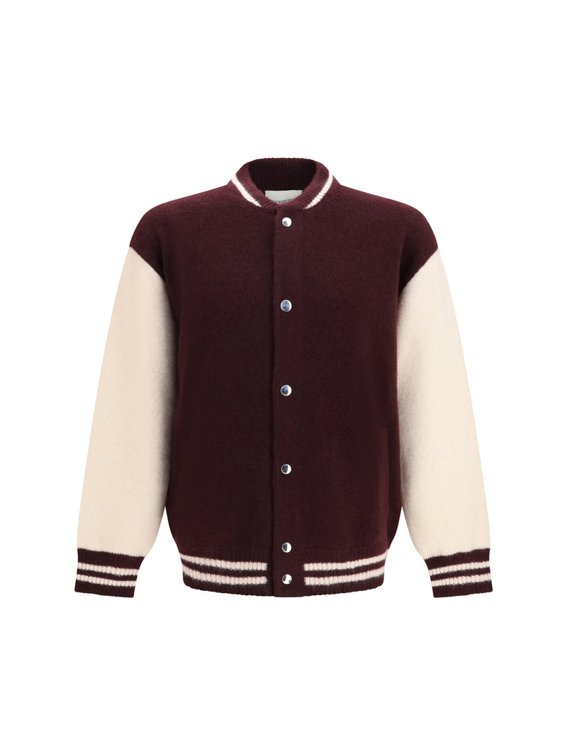 Laneus Laneus Cashmere and Silk Bomber Fico/Panna - World Class Fashion