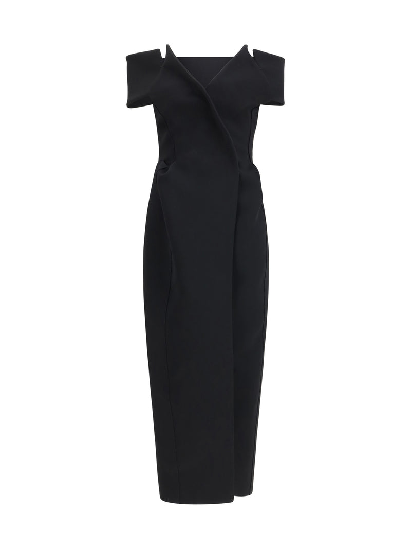 Khaite Vestido Gene negro de Khaite para mujer - World Class Fashion