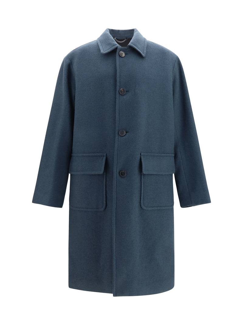 Dries Van Noten Dries Van Noten Long Single-breasted Coat Bottle - World Class Fashion