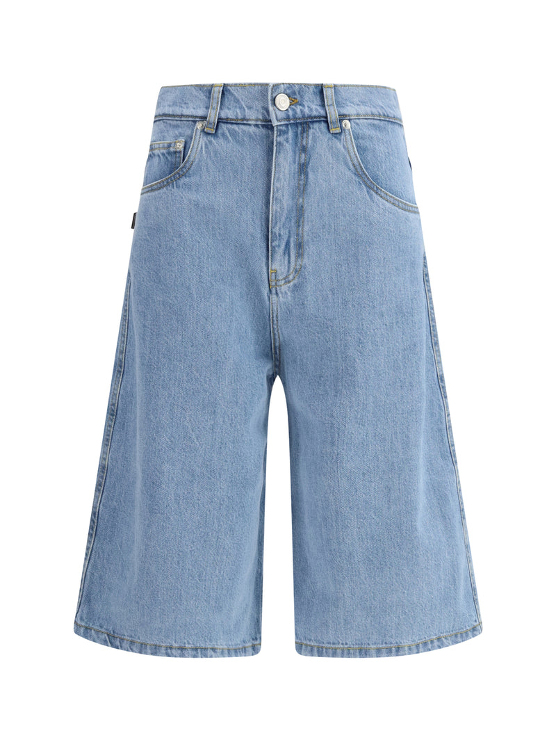 Coperni Coperni Denim Bermuda Shorts Blue Light Women - World Class Fashion