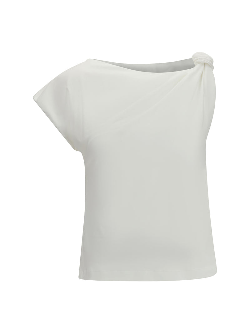 Pinko Pinko Marlena Top Bianco-Biancaneve - World Class Fashion