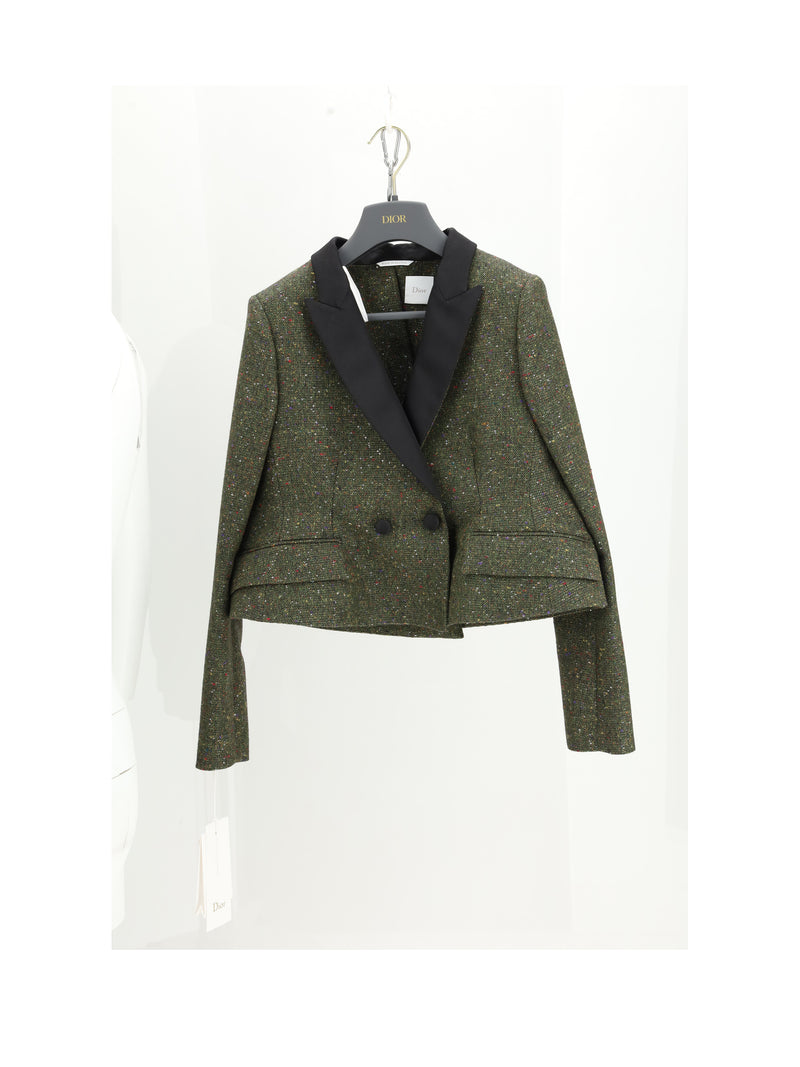 Dior Dior Tweed Light Jacket Green Women - World Class Fashion