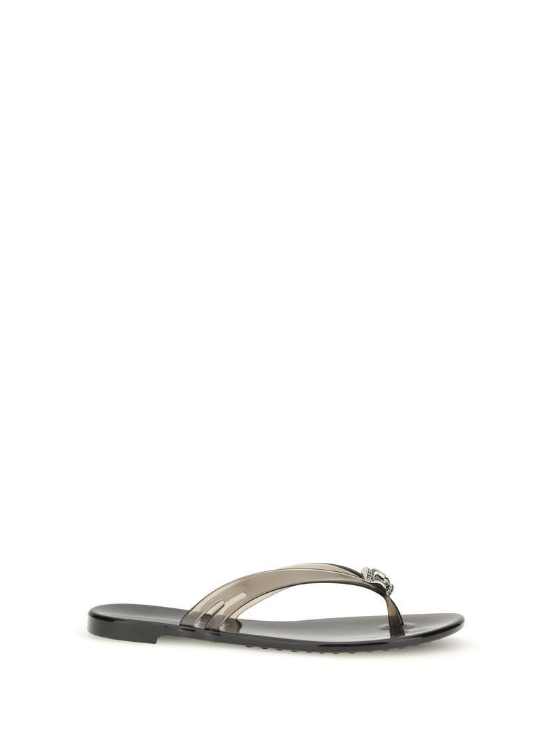 Casadei Casadei Thong Sandals Nero-Iconic - World Class Fashion