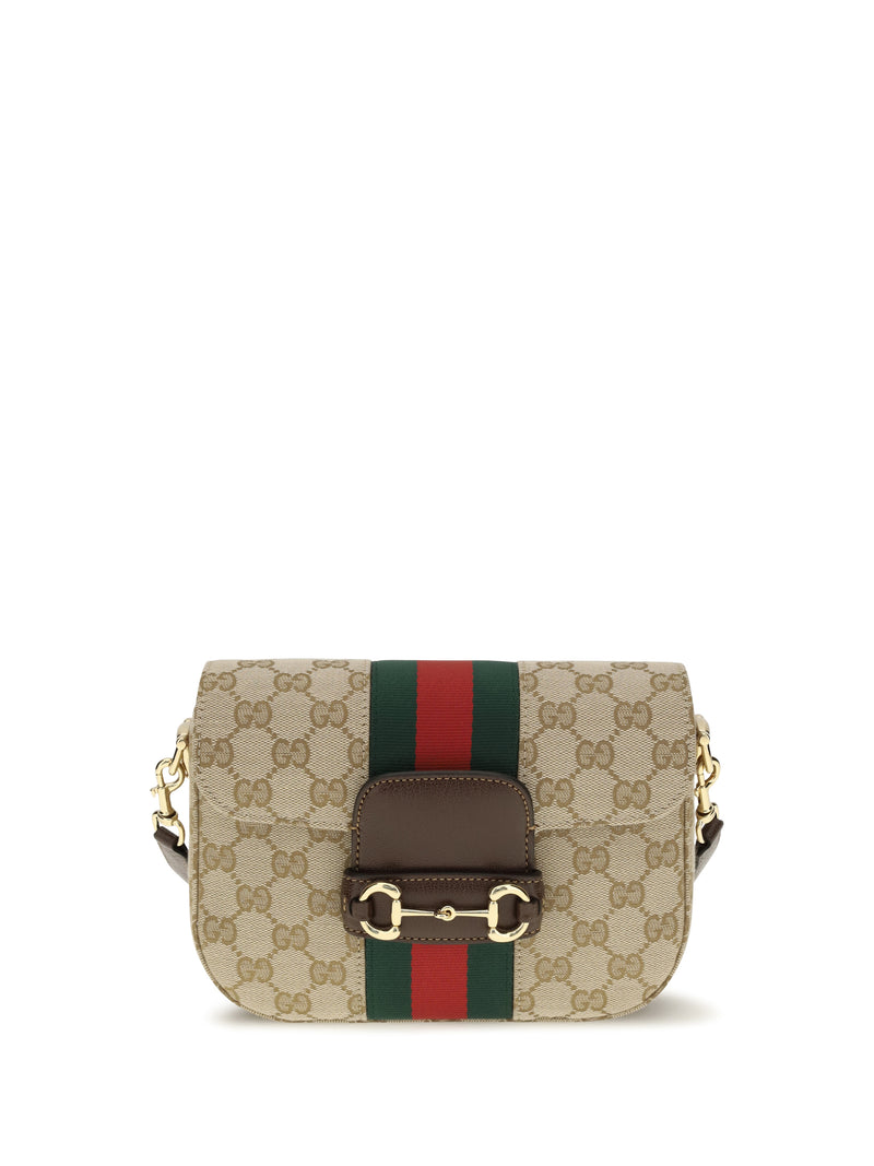 Gucci Gucci Small Horsebit 1955 Shoulder Bag Vintage Sand - World Class Fashion