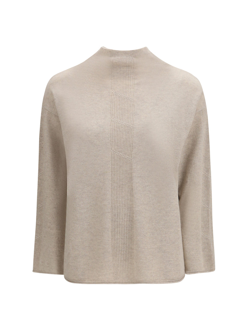 Max Mara Pure Jersey Max Mara Cachemir Puro Beige Mujer - World Class Fashion