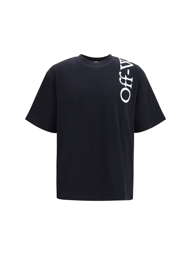 Off-white Off-white Vertical Bookish Skate T-shirt Black - World Class Fashion