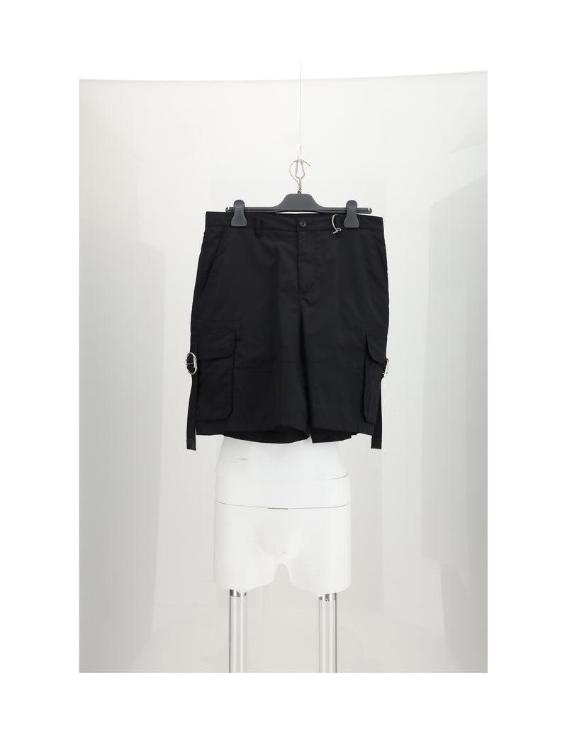 Dior Homme Dior Homme Nylon Bermuda Shorts Black Men - World Class Fashion