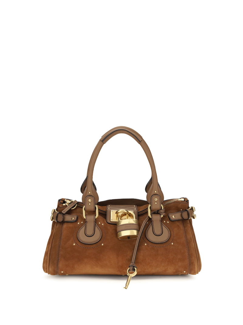 Chloe Chloé Paddington Suede Handbag Vintage Brown - World Class Fashion