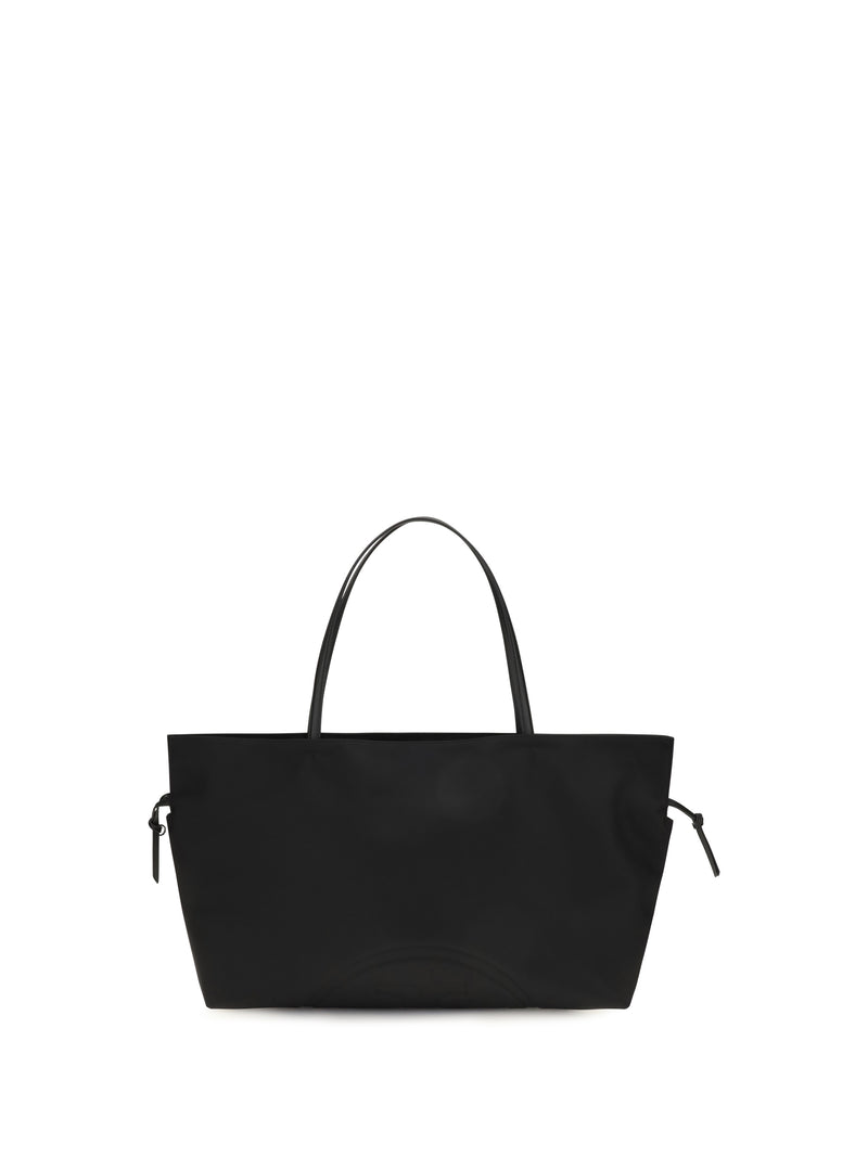 Tory Burch Tory Burch Ella Recycled Nylon Drawstring Tote Black - World Class Fashion