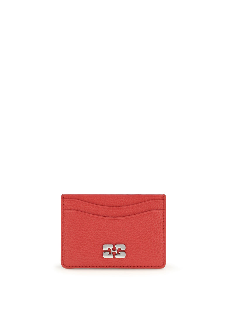 Ganni Ganni Bou Cardholder Goji Berry - World Class Fashion