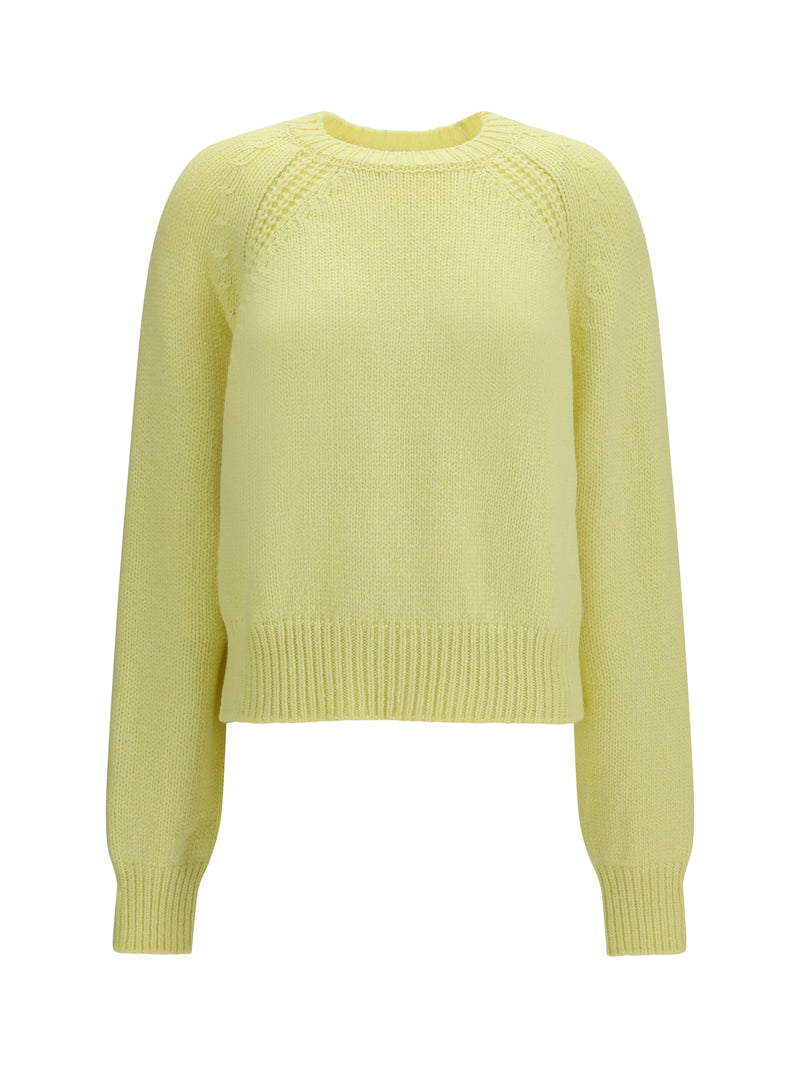 Sa Su Phi Sa Su Phi Crewneck Sweater Light Yellow - World Class Fashion