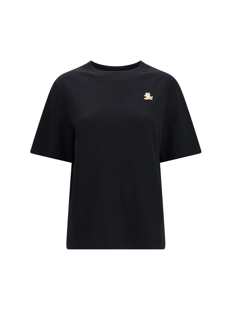 Maison Kitsuné Maison Kitsuné Chillax Fox T-shirt Black - World Class Fashion