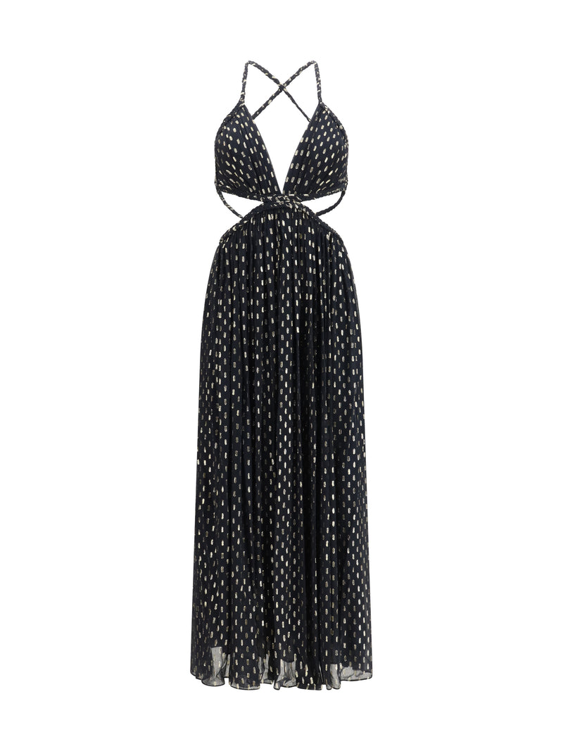 Zimmermann Zimmermann Daylight Braid Trim Dress Black - World Class Fashion