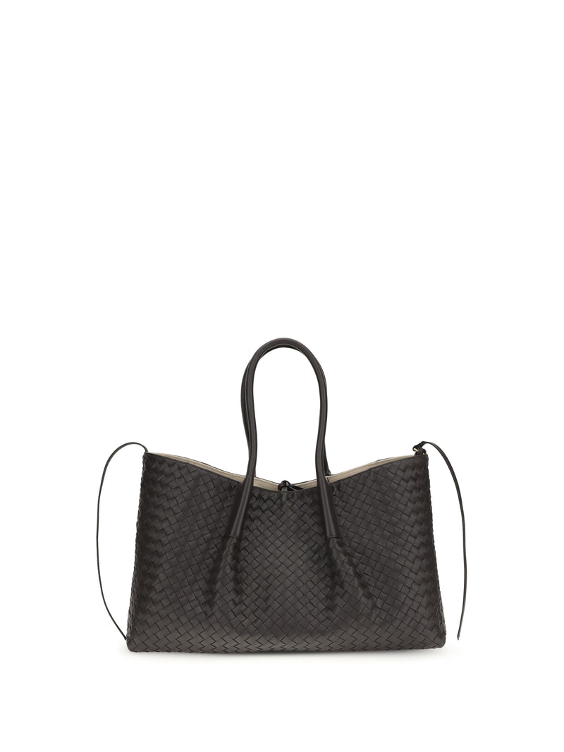 Bottega Veneta Bottega Veneta Pinacoteca Tote Bag Espresso/Ecru - World Class Fashion