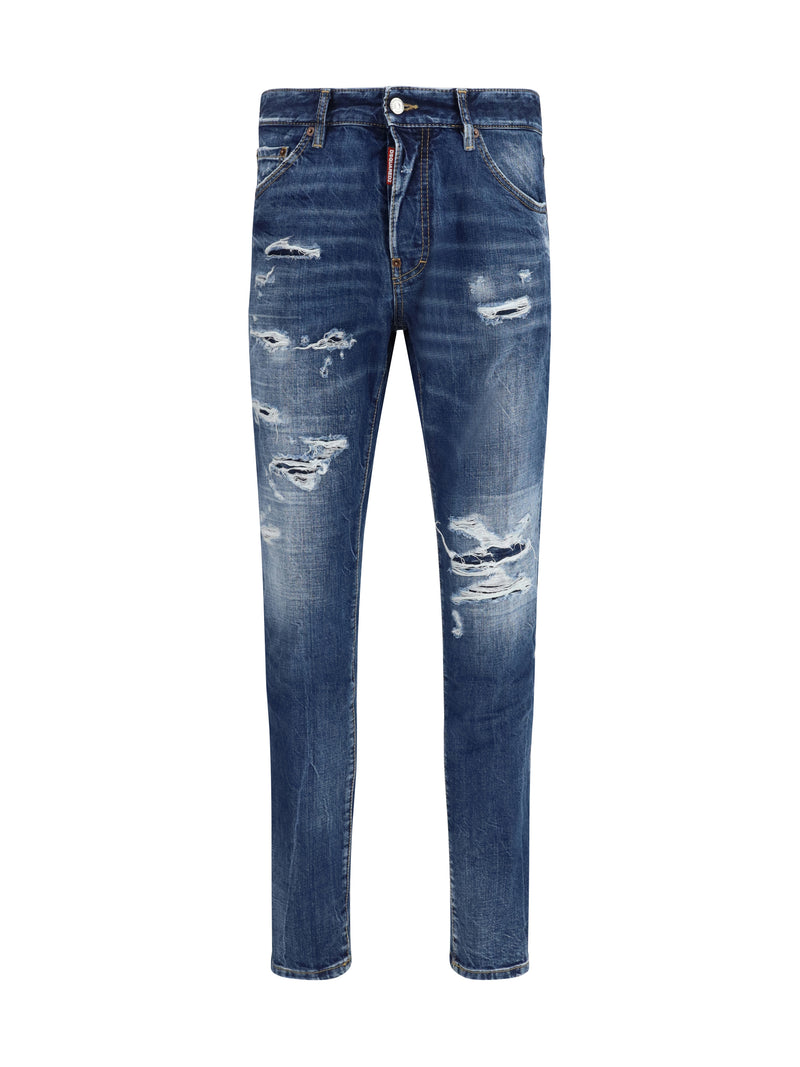 Dsquared2 Dsquared2 Teddy Jeans Navy Blue Men - World Class Fashion