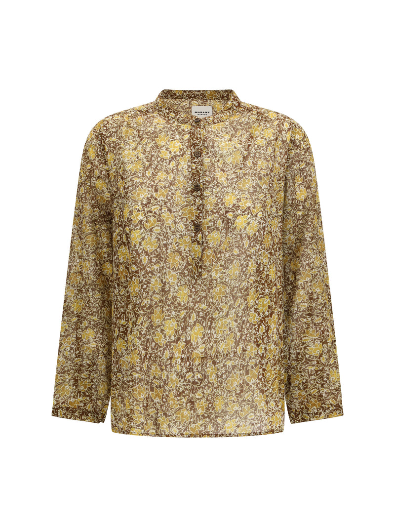 Marant Étoile Marant Étoile Maria Blouse Khaki - World Class Fashion