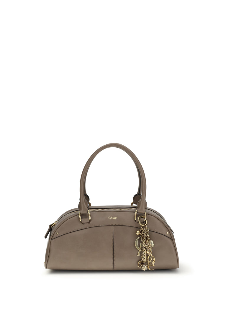 Chloe Chloé Bowling Handbag Deep Taupe - World Class Fashion