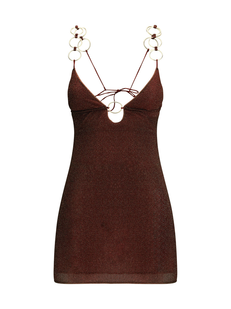 Oséree Oséree Lumiere Ring Mini Dress - World Class Fashion