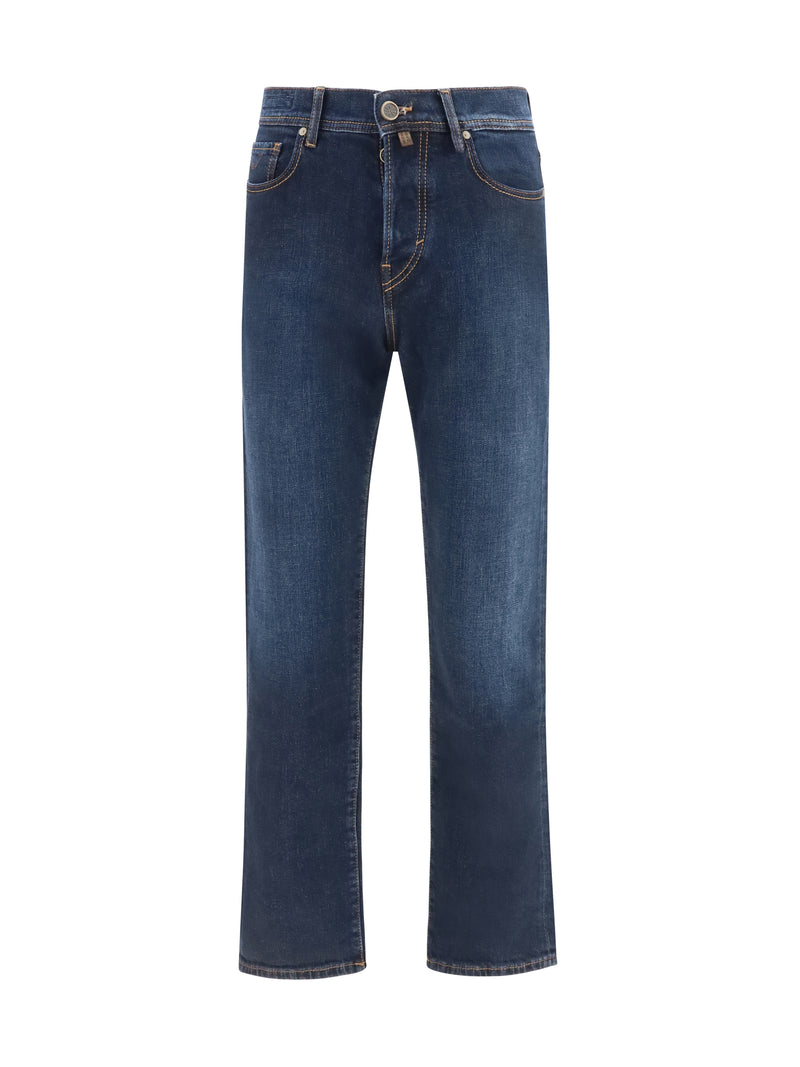 Jacob Cohen Jacob Cohen Straight-leg Denim Jeans 100D - World Class Fashion