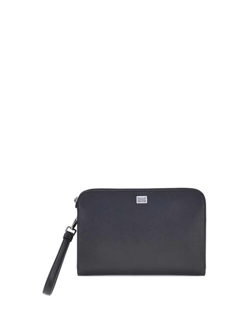 Dolce & Gabbana Bolso de mano de piel Dolce & Gabbana Negro - World Class Fashion