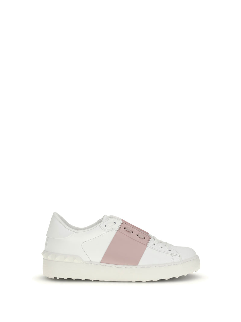 Valentino Garavani Valentino Garavani Open Sneakers White/Pink Women - World Class Fashion
