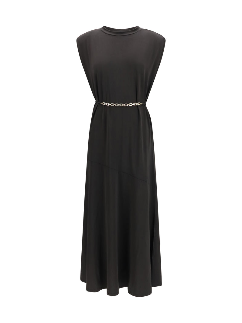 Pinko Pinko Alexiana Jersey Dress Nero Limousine - World Class Fashion