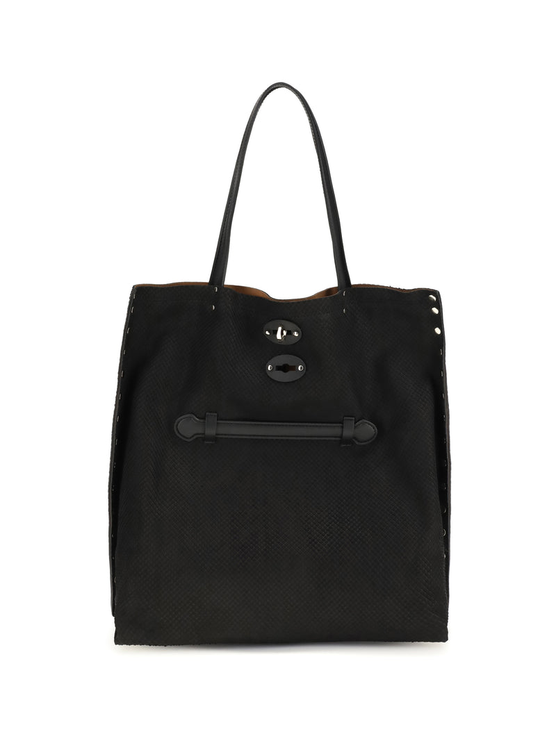 Zanellato Zanellato Bolso Tote A Spasso Negro Etna - World Class Fashion