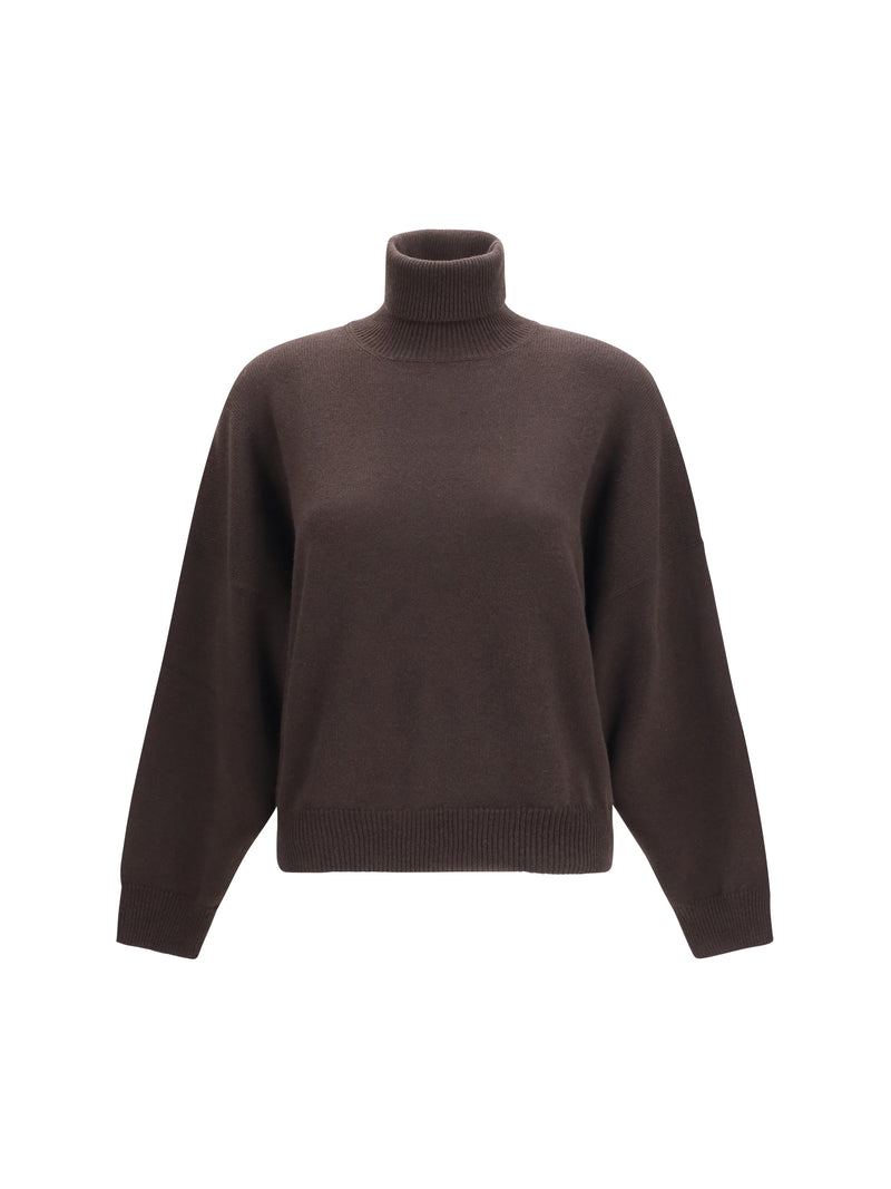 Brunello Cucinelli Brunello Cucinelli Cashmere Turtleneck Sweater Brown Women - World Class Fashion