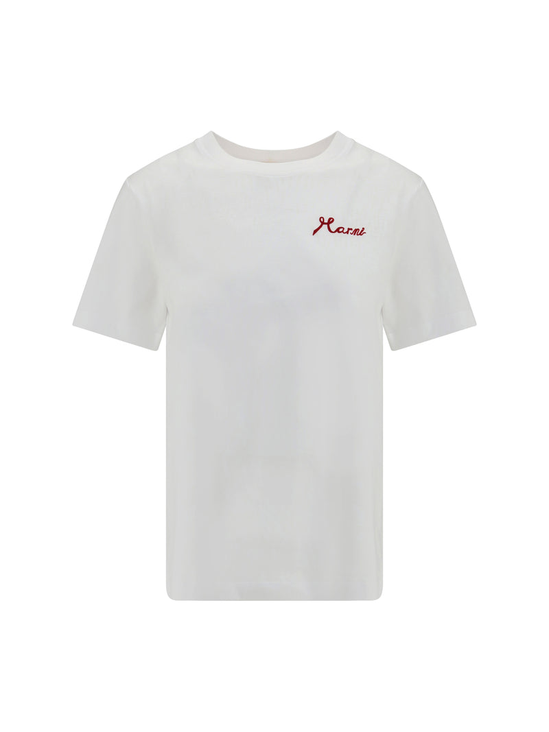 Marni Marni Cotton T-shirt Lily White Women - World Class Fashion