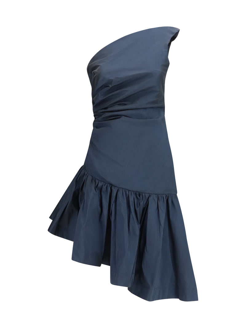 Sara Roka Sara Roka Anuja One Shoulder Dress Navy - World Class Fashion