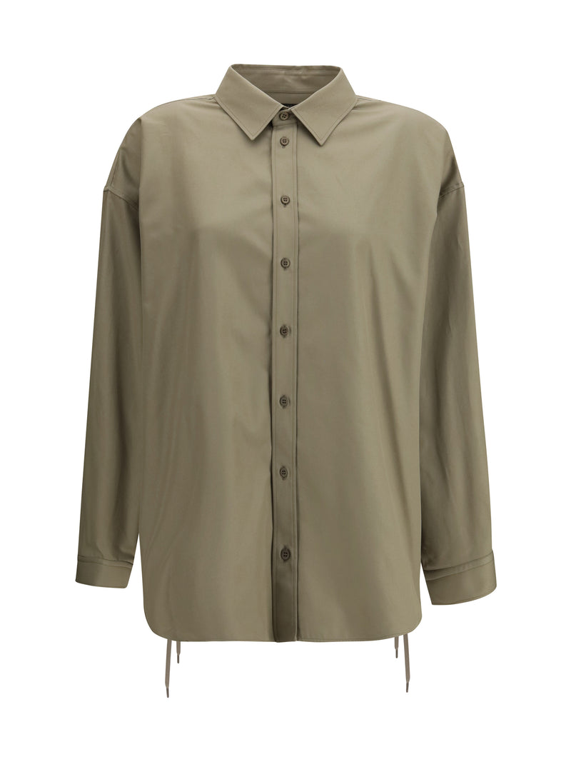 Balenciaga Balenciaga Lace-up Shirt Sand Beige Women - World Class Fashion