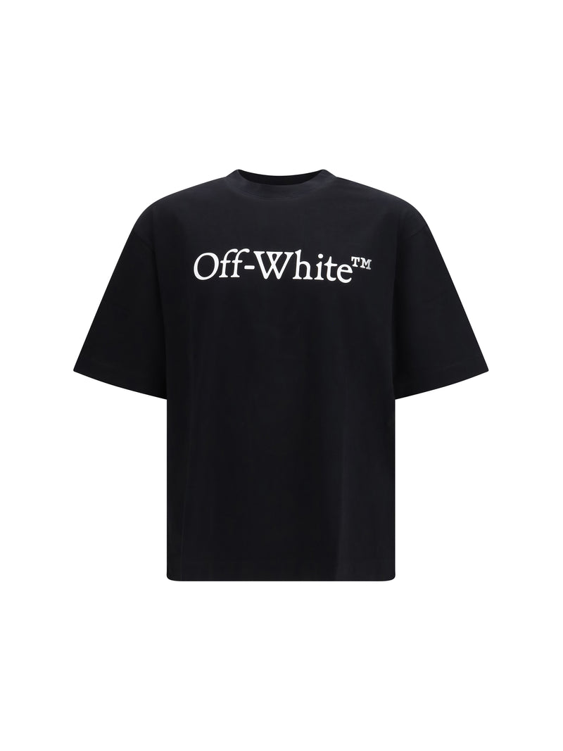 Off-white Off-white Big Bookish Skate T-shirt Black-White - World Class Fashion